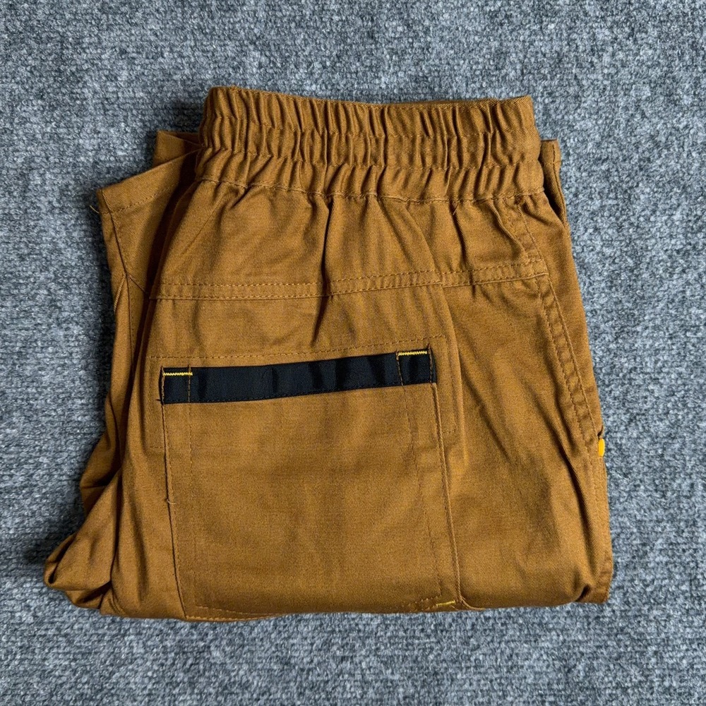 NWT Caterpillar CAT Mens Foundation Cargo Shorts 28 Bronze Brown Stretch Work